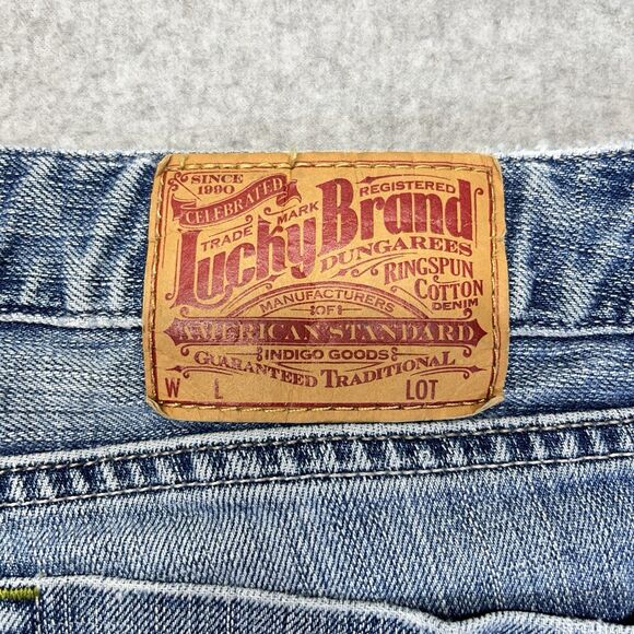 Lucky Brand Lola Straight Jeans Women’s 12/31 Medium Wash Denim Gene Montesano - Picture 15 of 16